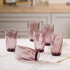Swirl Drinking Glass Set of 6 Nestasia
