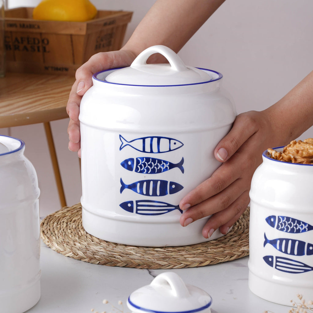 Airtight Jars Blue Nestasia