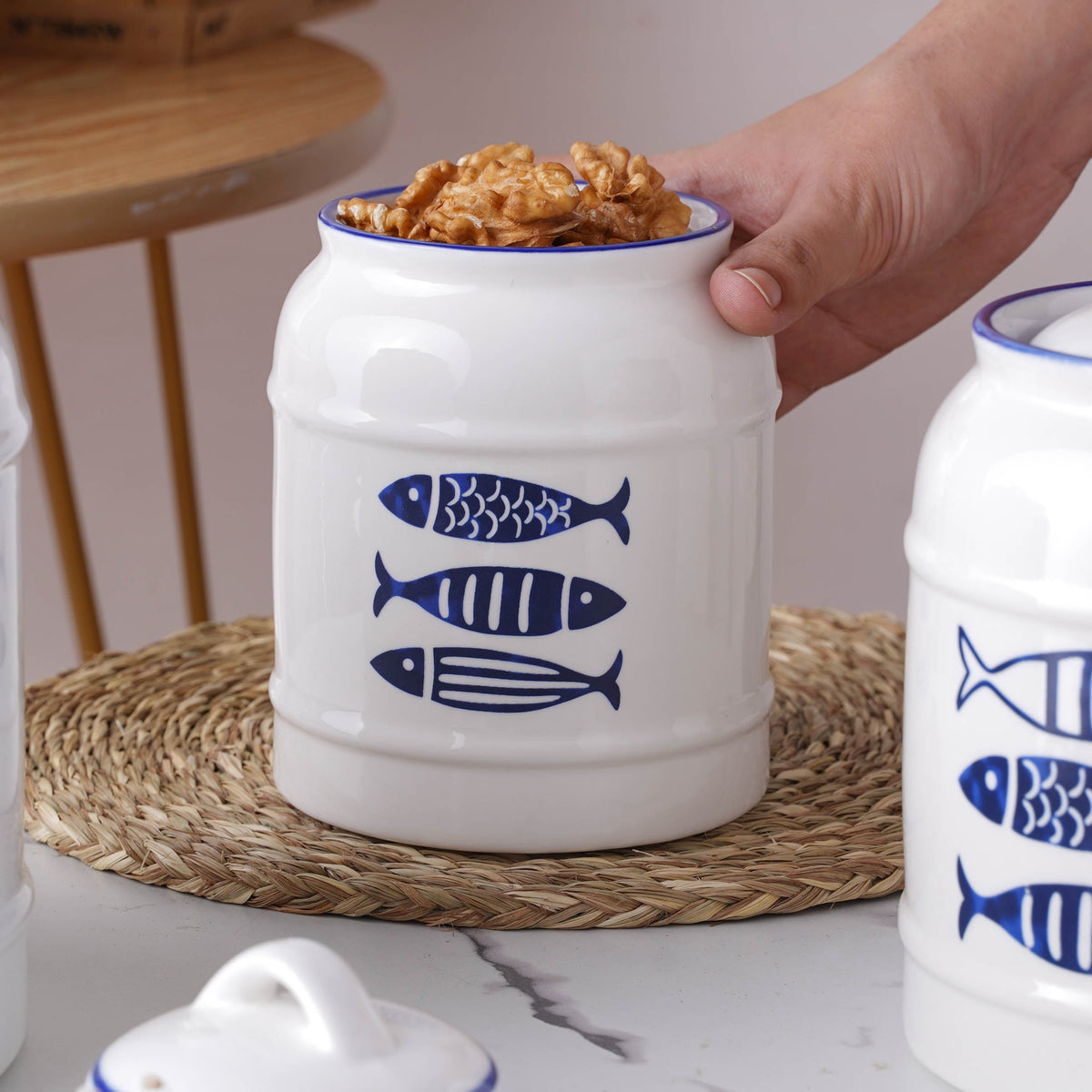 Airtight Jars Blue Nestasia