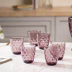 Crystal Glass Water Tumbler Set of 6 Nestasia