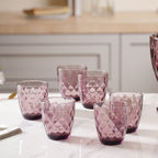 Crystal Glass Water Tumbler Set of 6 Nestasia