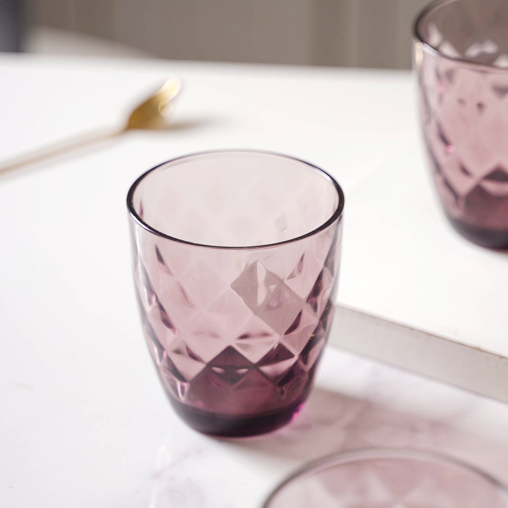 Crystal Glass Water Tumbler Set of 6 Nestasia