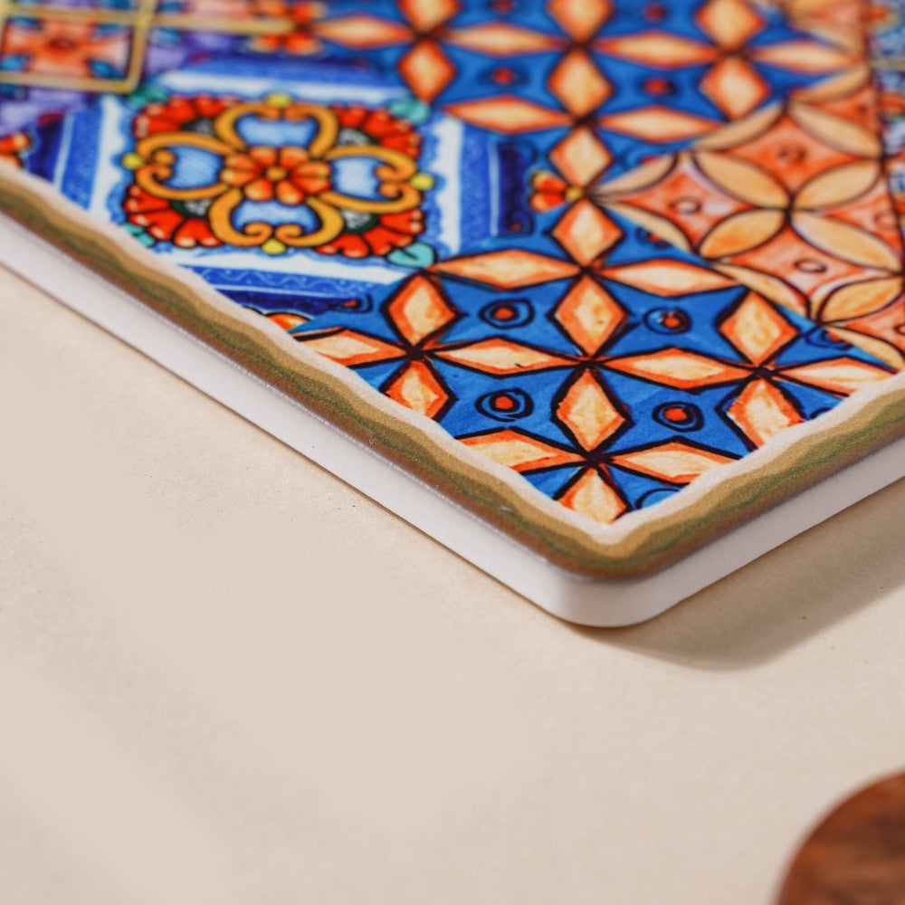 European Vibrant Traditional Trivet 7 Inch Nestasia
