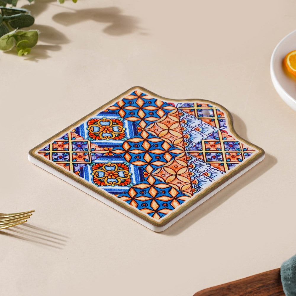 European Vibrant Traditional Trivet 7 Inch Nestasia