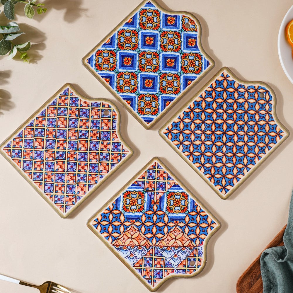 European Vibrant Traditional Trivet 7 Inch Nestasia