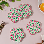 Flower Ceramic Coaster Set Of 4 Nestasia