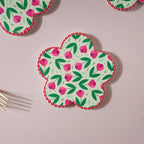 Flower Ceramic Coaster Set Of 4 Nestasia