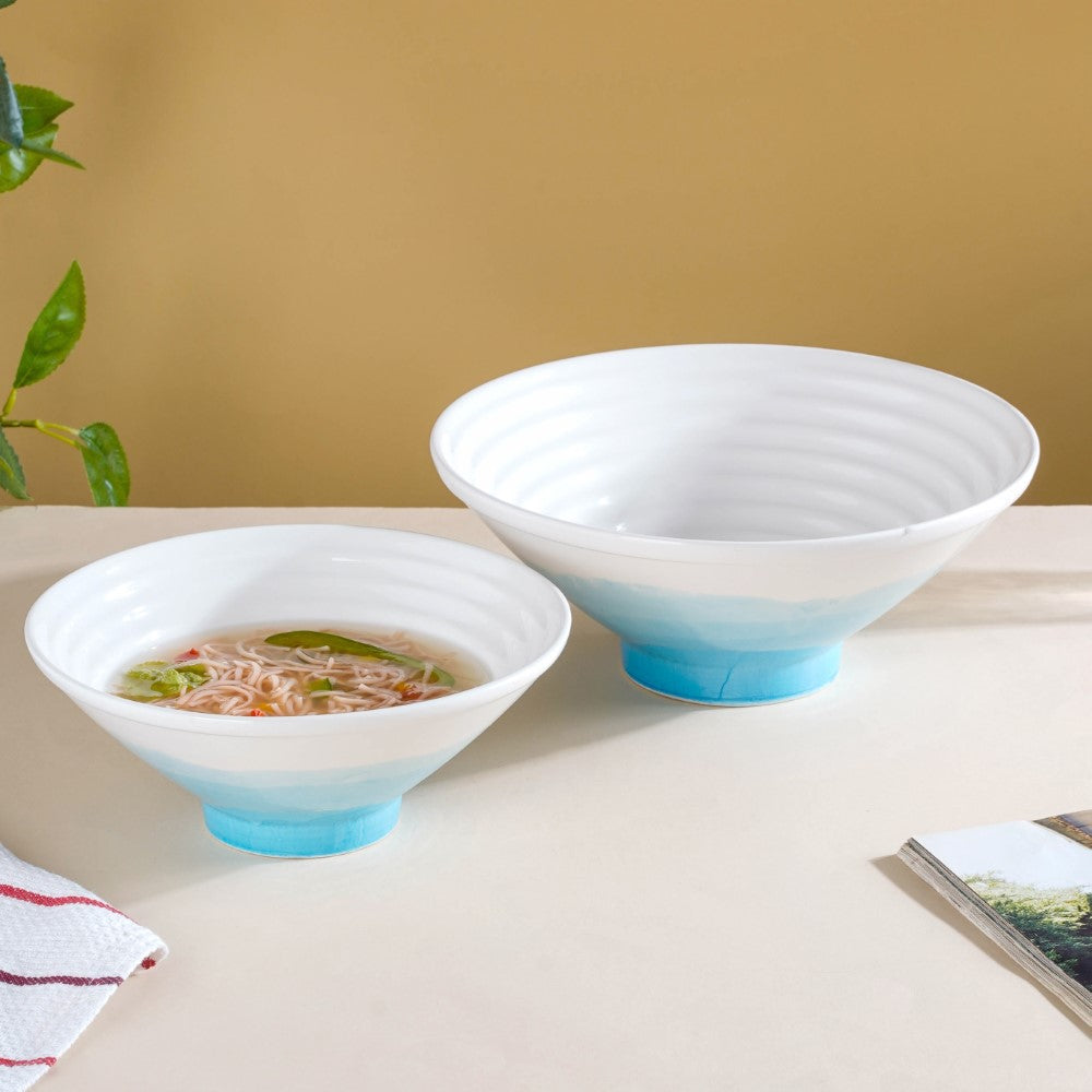 Ombre Blue Noodle Bowl 650 ml Nestasia