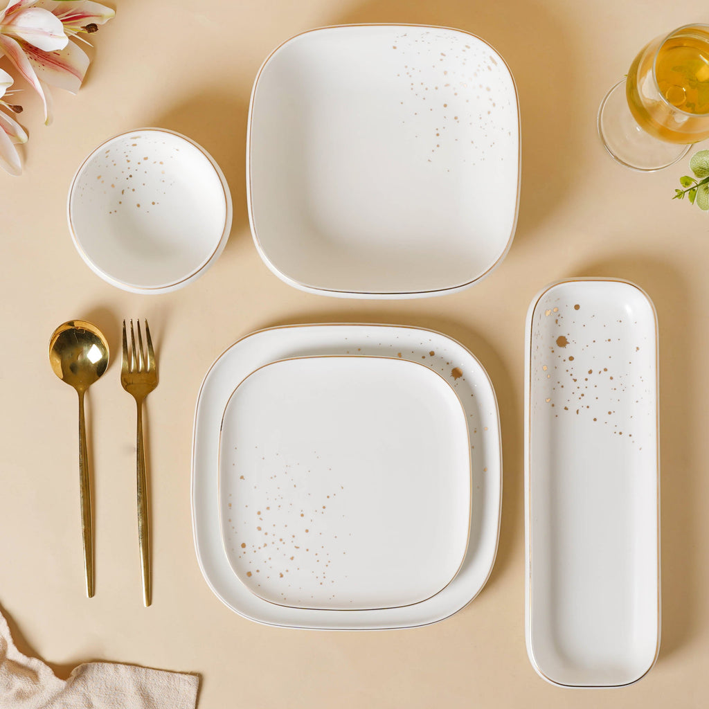 CARA long plate - classic white Nestasia