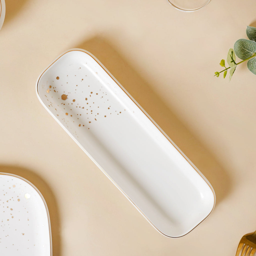 CARA long plate - classic white Nestasia