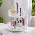 Rotating Metal Storage Rack White Nestasia