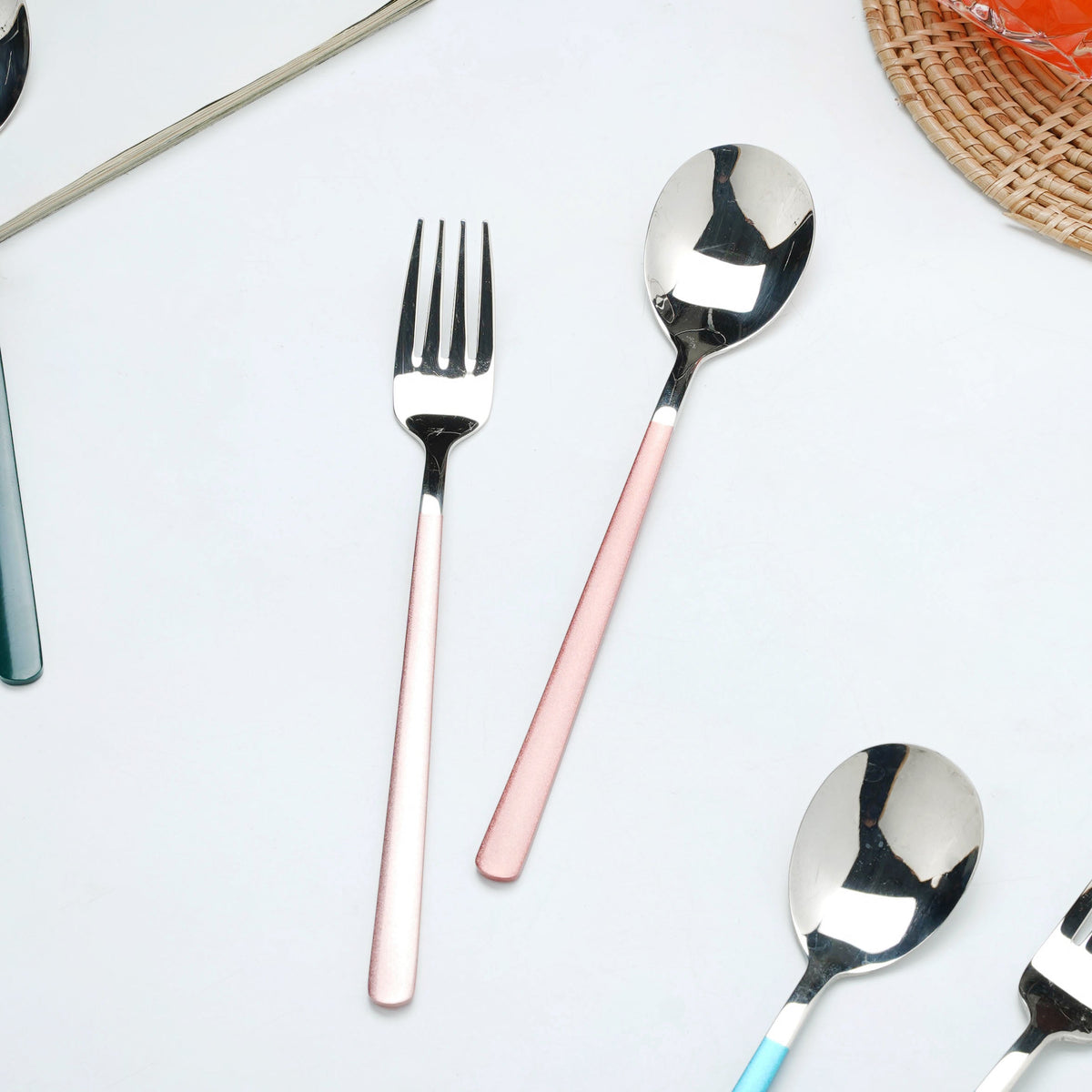 Stainless Steel Spoon and Fork Set Nestasia