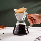 V60 Stainless Steel Coffee Filter With Pot 650ml Nestasia