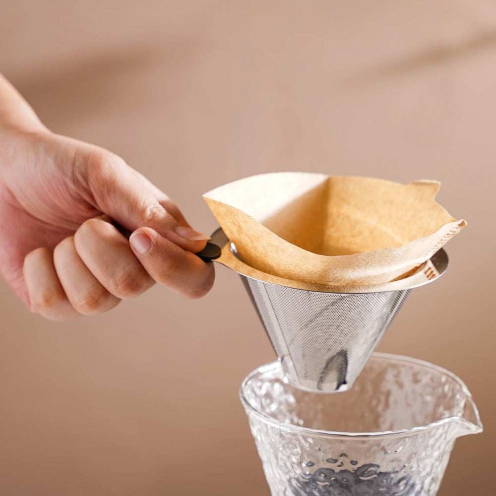 V60 Drip Coffee Filter With Silicon Grip Nestasia