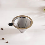 V60 Drip Coffee Filter With Silicon Grip Nestasia