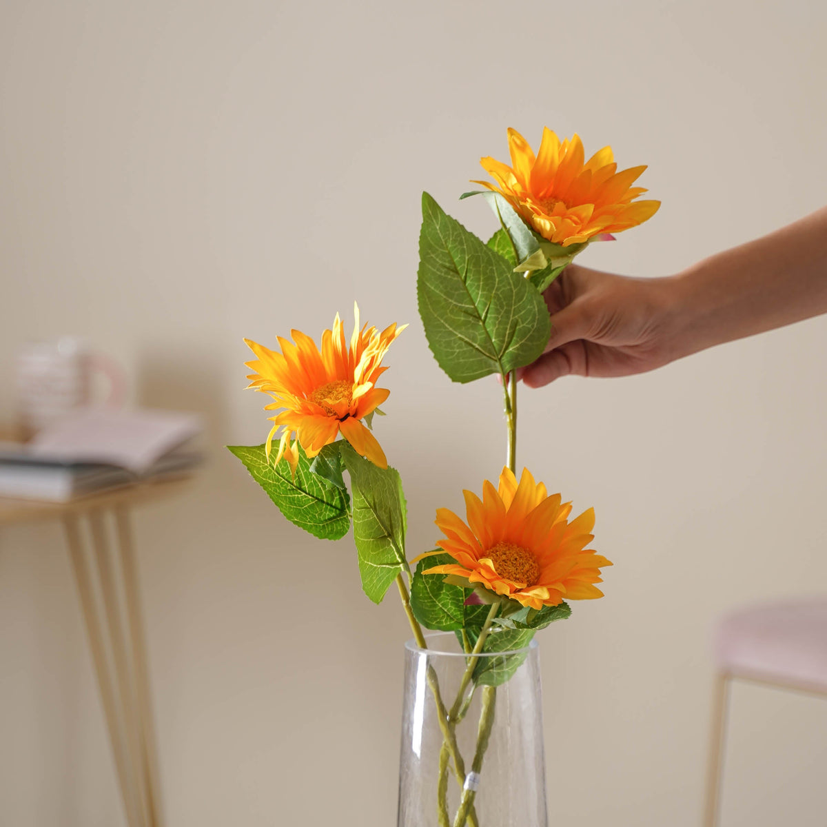 Artificial Sunflower Nestasia