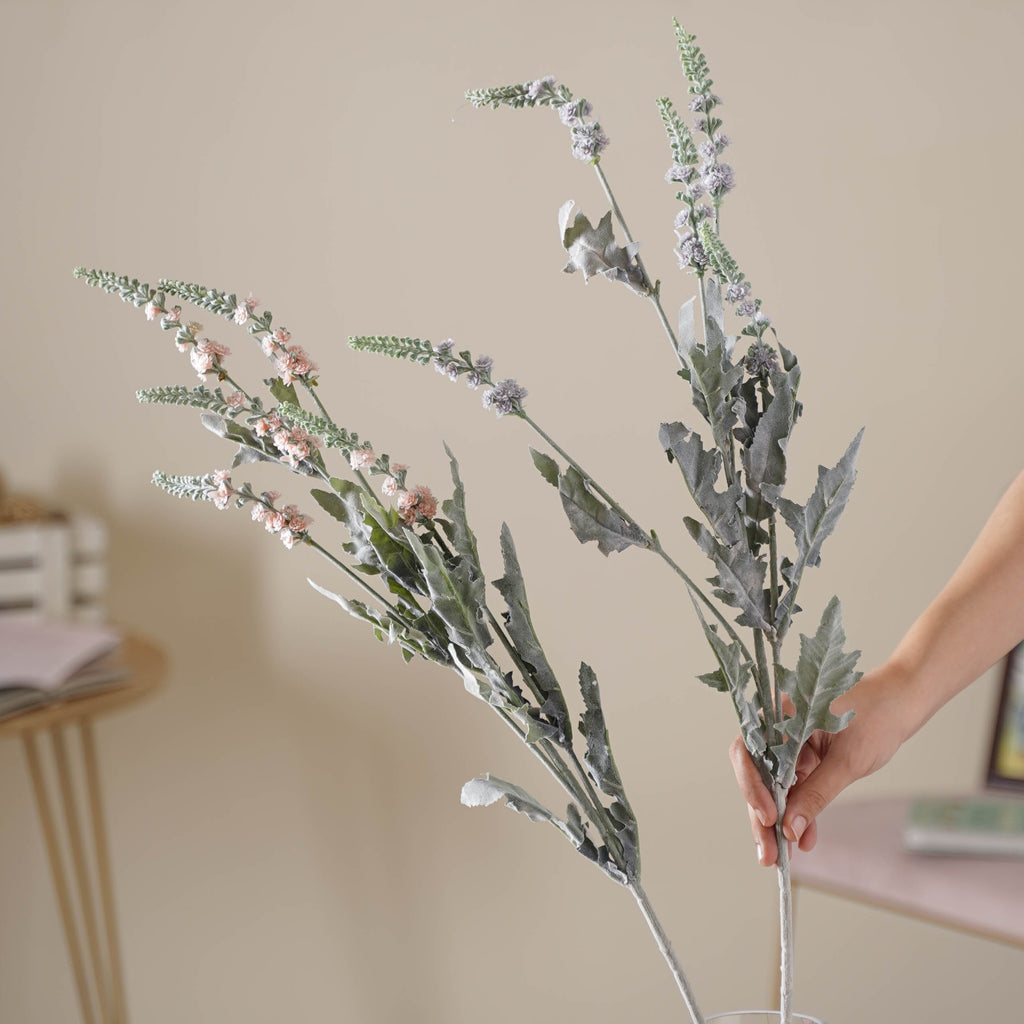 Tall Leaf And Flower Branch Nestasia
