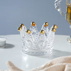 Crystal Glass Decor Accent Set of 2 Nestasia