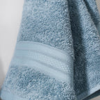 Plushy Bamboo Towel Set of 2 Blue Nestasia