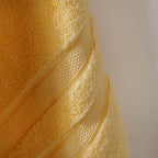 Plushy Sunny Yellow 100% Cotton Towel Set of 2 Nestasia