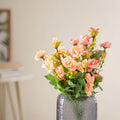 Peach-pink Artificial Roses Nestasia