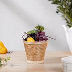 Knitted Bamboo Utility Basket Nestasia