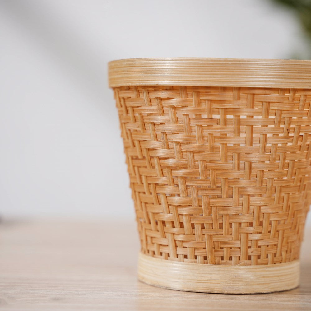 Knitted Bamboo Utility Basket Nestasia