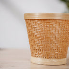 Knitted Bamboo Utility Basket Nestasia