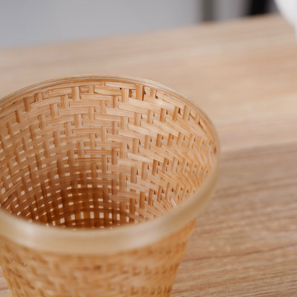 Knitted Bamboo Utility Basket Nestasia