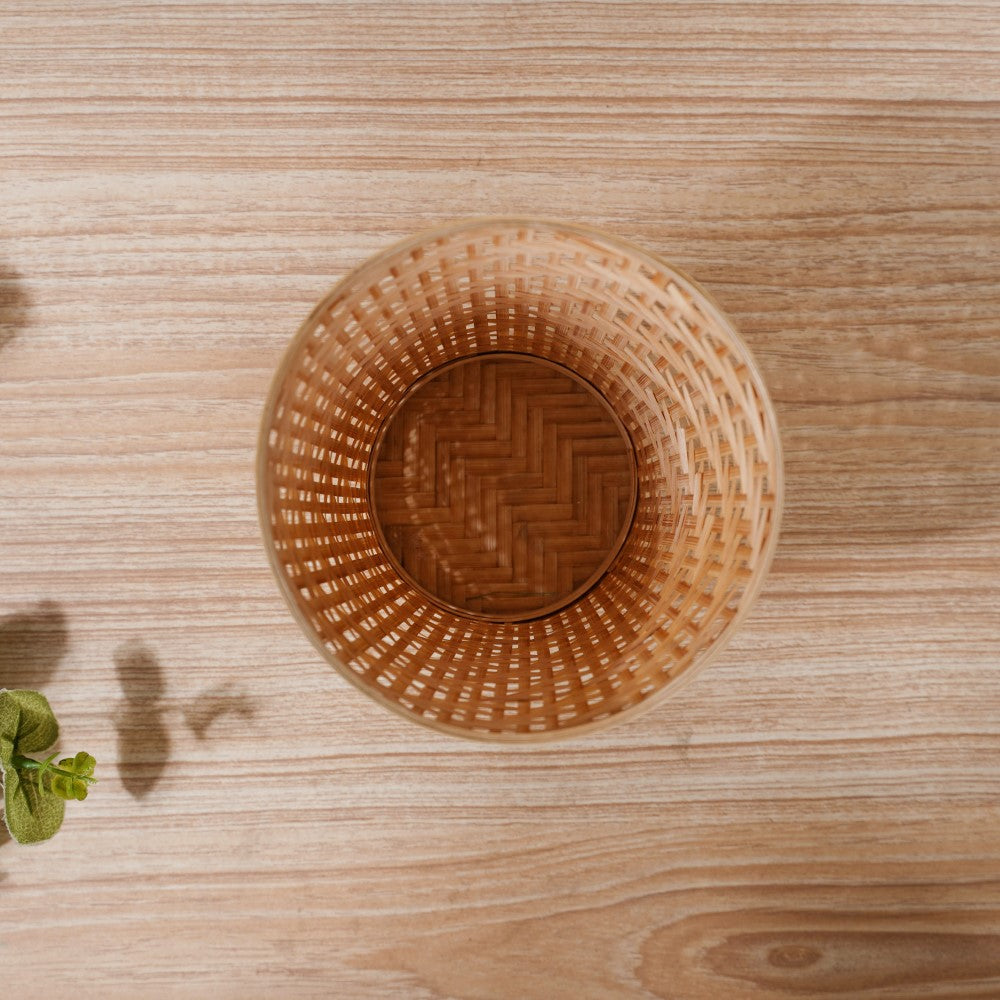 Knitted Bamboo Utility Basket Nestasia