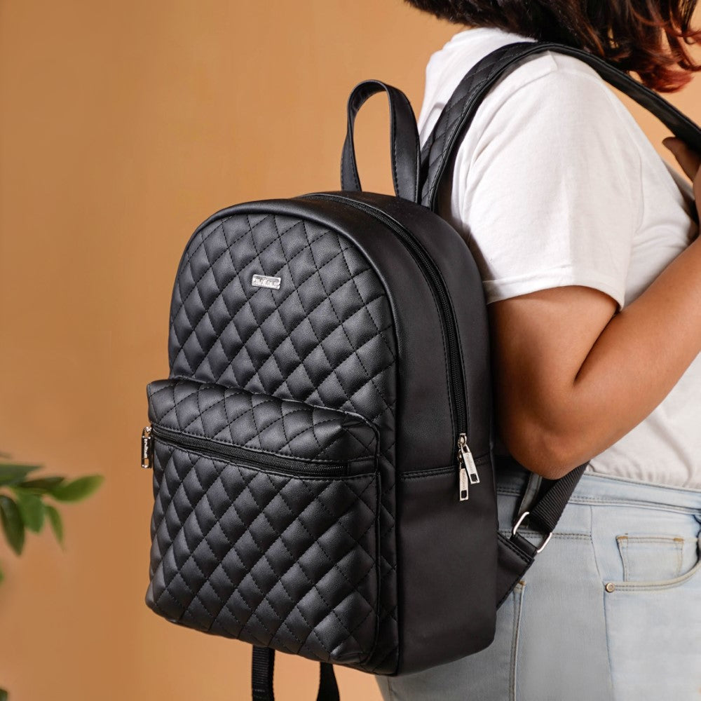 Travel Backpack For Laptop Black Nestasia