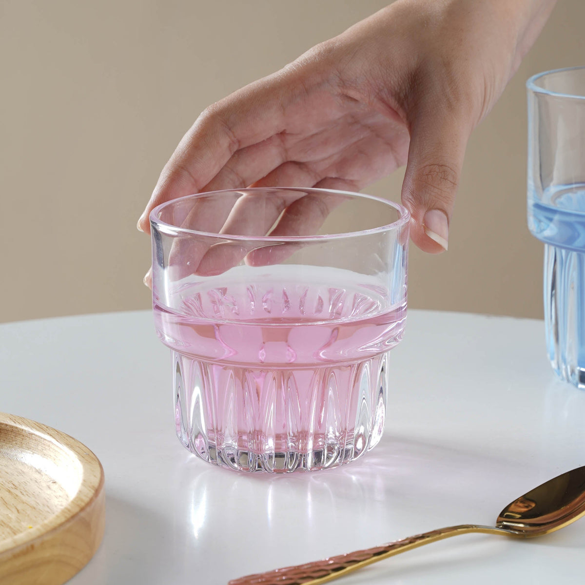Fancy Juice Glass Set of 4 Medium Nestasia
