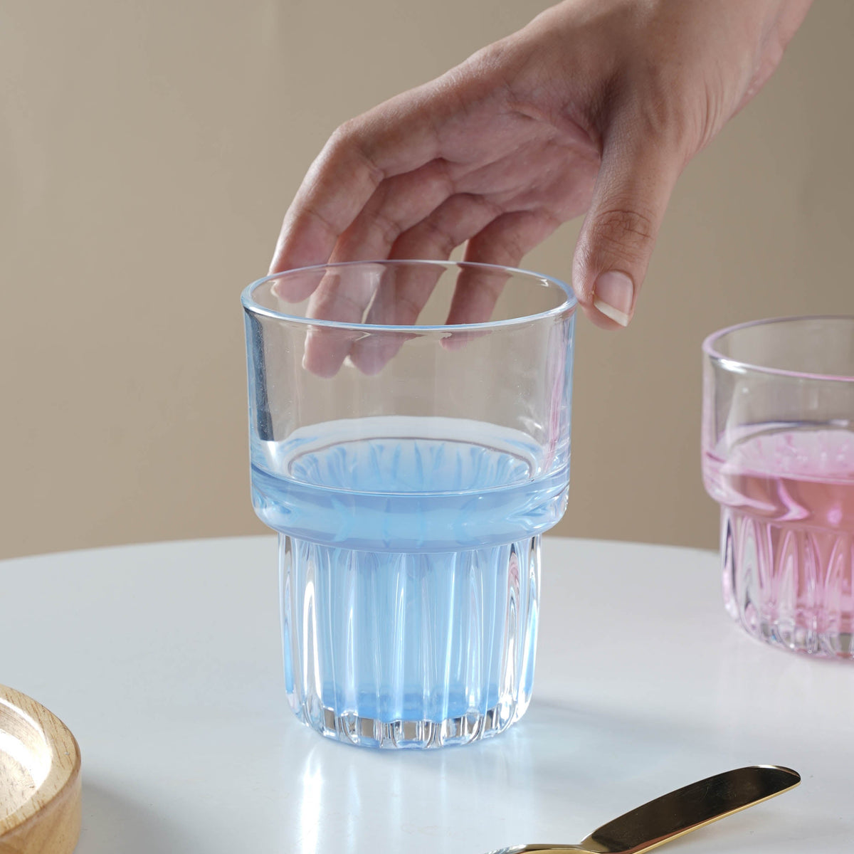 Fancy Juice Glass Set of 2 Large Nestasia