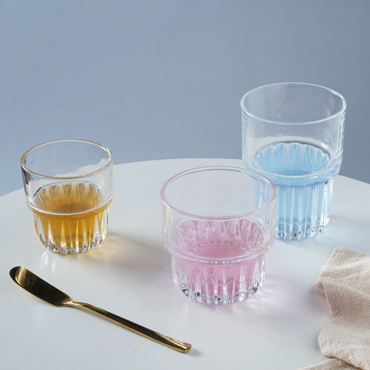 Fancy Juice Glass Set of 2 Large Nestasia