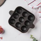 Empress Cast Iron Ultra Smooth Square Paniyaram Pan 9 Pit Nestasia