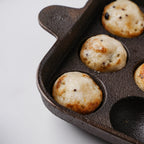 Empress Cast Iron Ultra Smooth Square Paniyaram Pan 9 Pit Nestasia