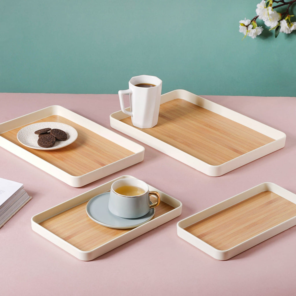 Bamboo Appetizers Tray Nestasia