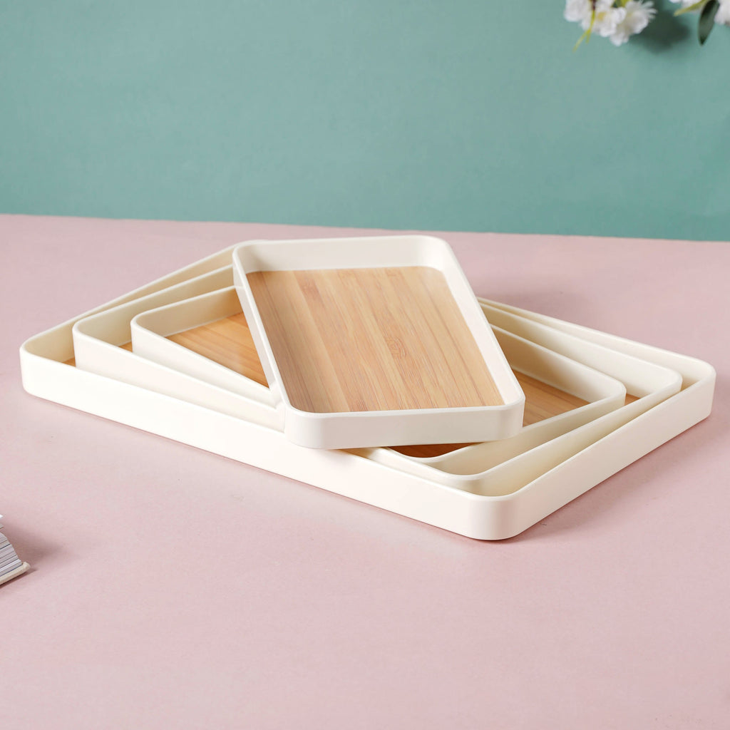 Bamboo Appetizers Tray Nestasia