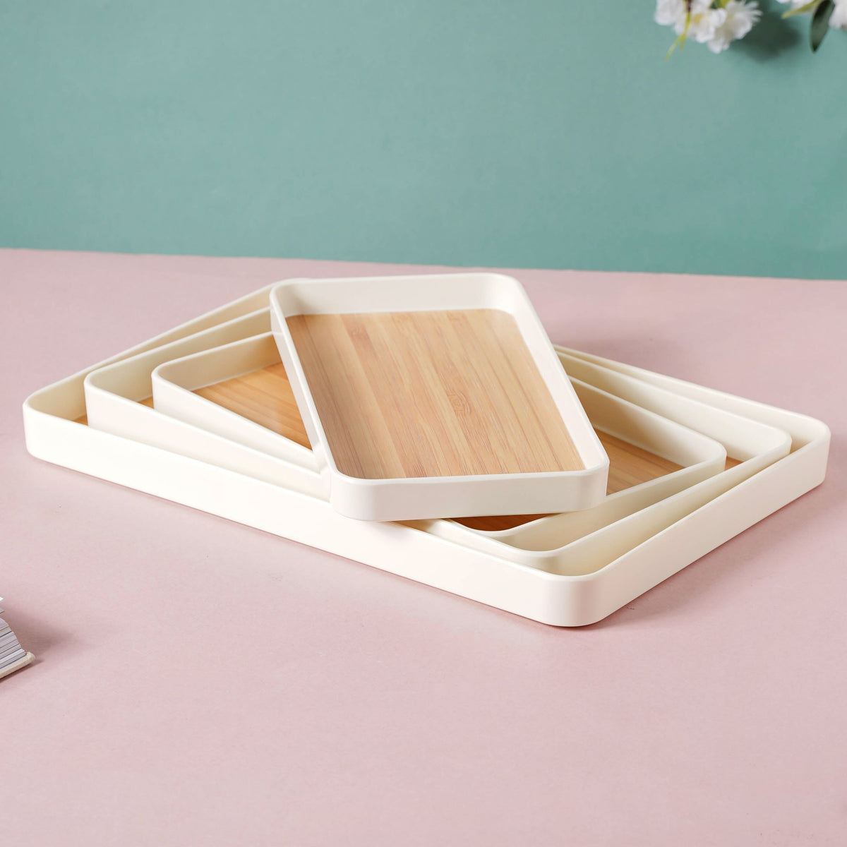 Bamboo Appetizers Tray Nestasia