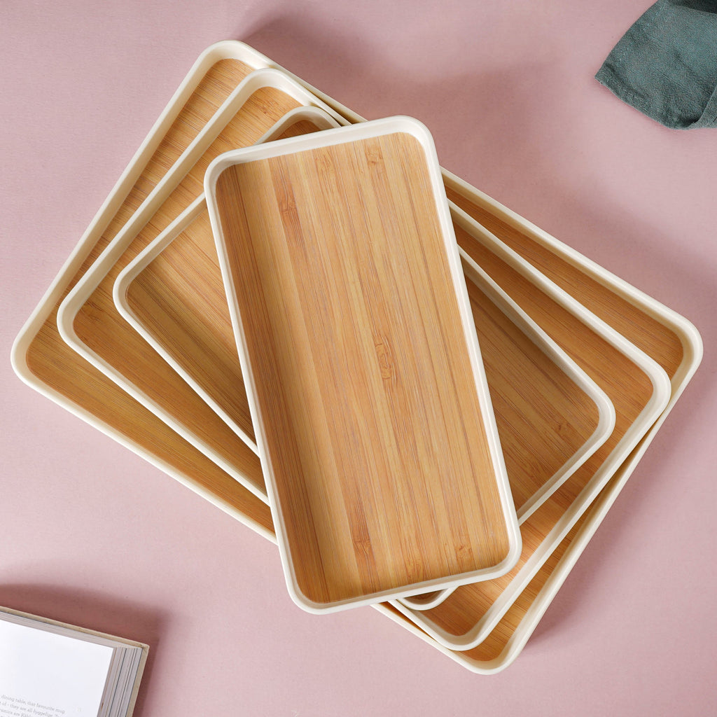 Bamboo Appetizers Tray Nestasia