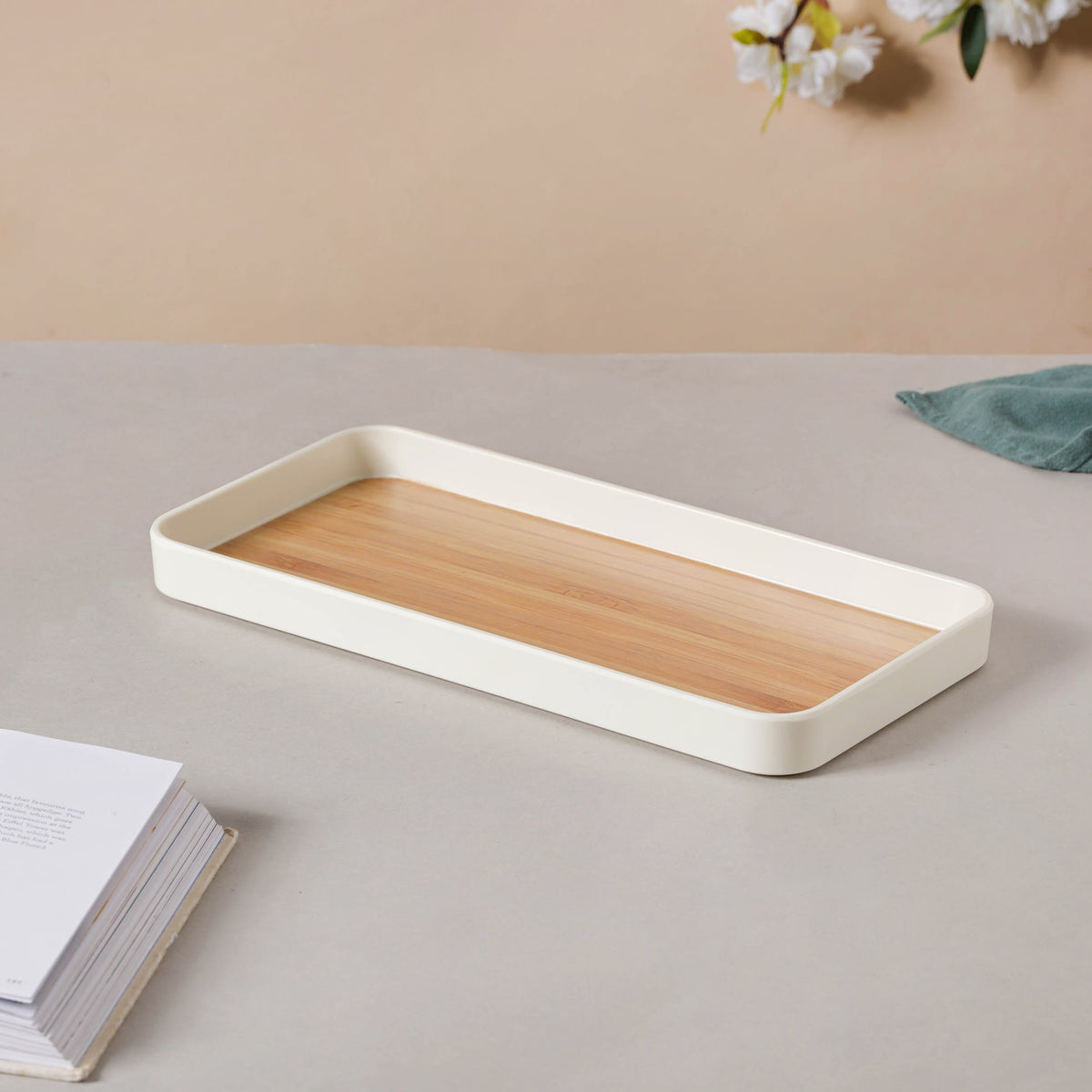 Bamboo Appetizers Tray Nestasia