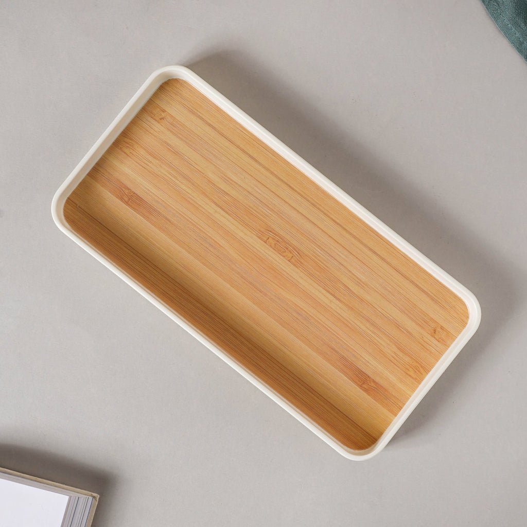 Bamboo Appetizers Tray Nestasia