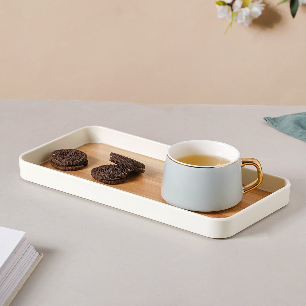 Bamboo Appetizers Tray Nestasia