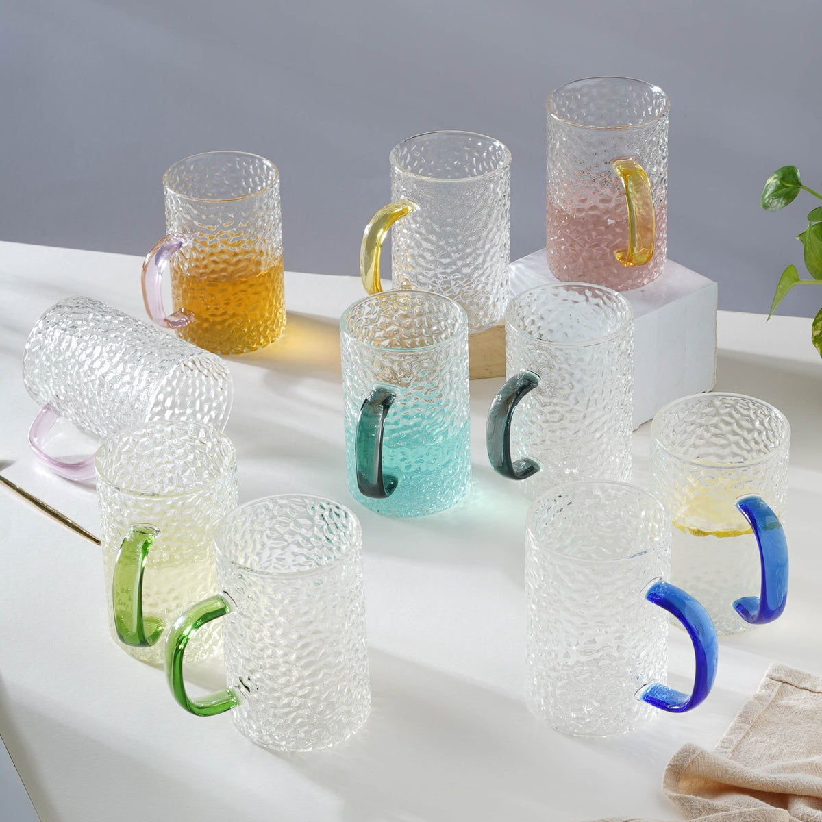 Glass Juice Mug Nestasia