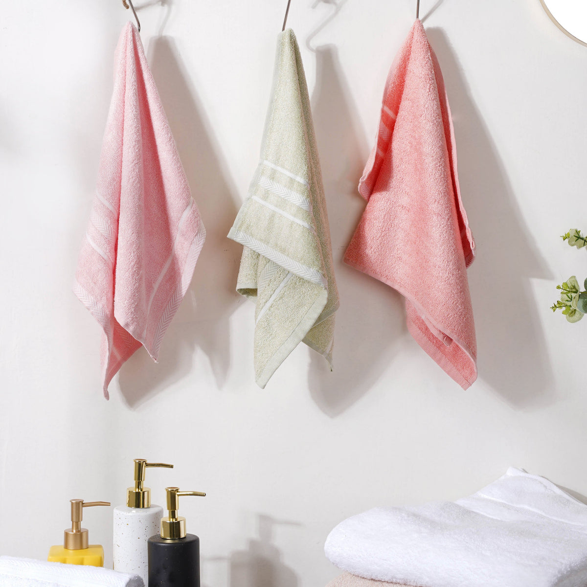 Plushy Bamboo Super Soft Hand Towel Set of 3 Nestasia