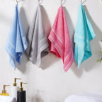 Plushy Soft 100% Cotton Hand Towel Set of 4 Nestasia