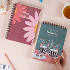 Tea Flowers Planner & Notebook Set Nestasia