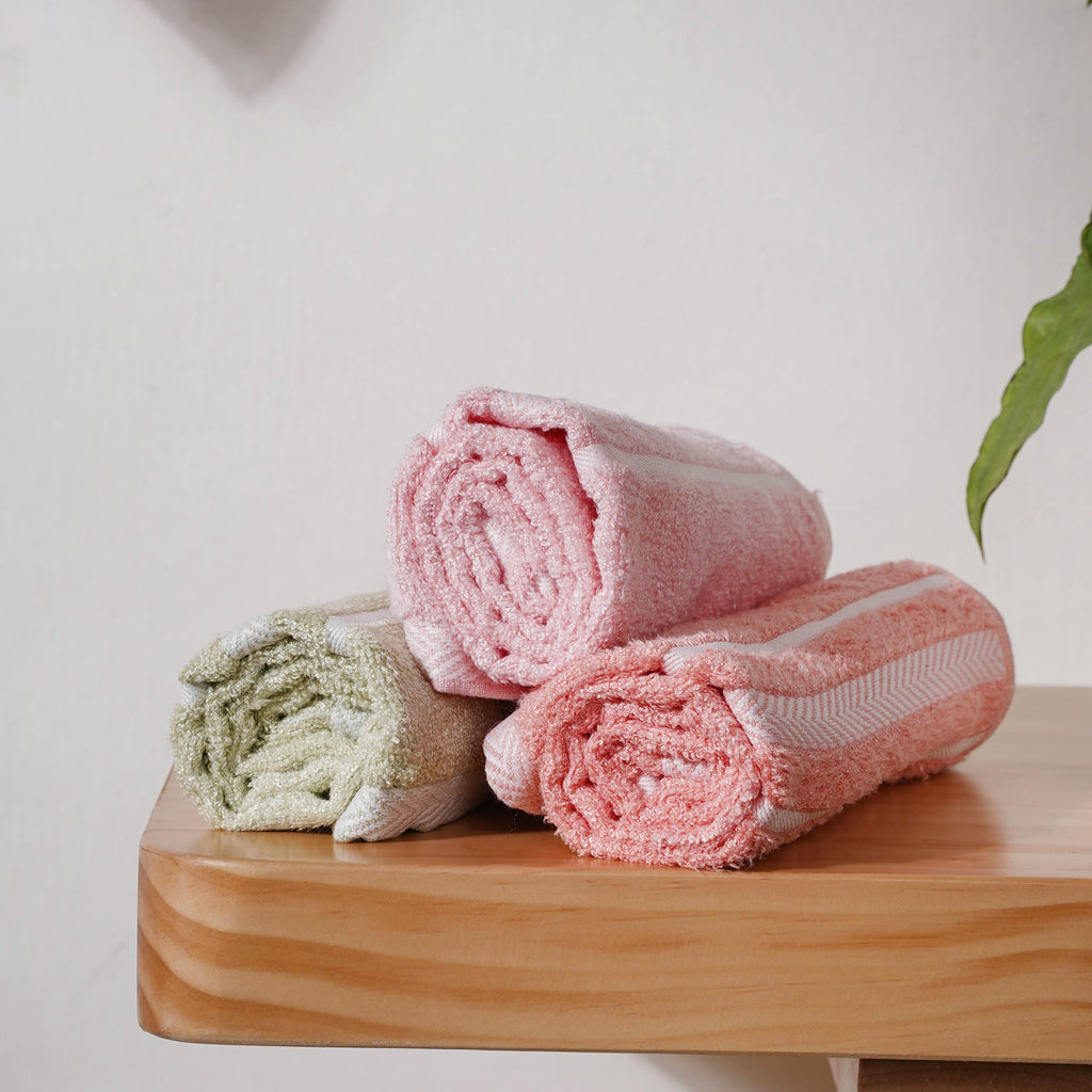 Plushy Bamboo Super Soft Hand Towel Set of 3 Nestasia