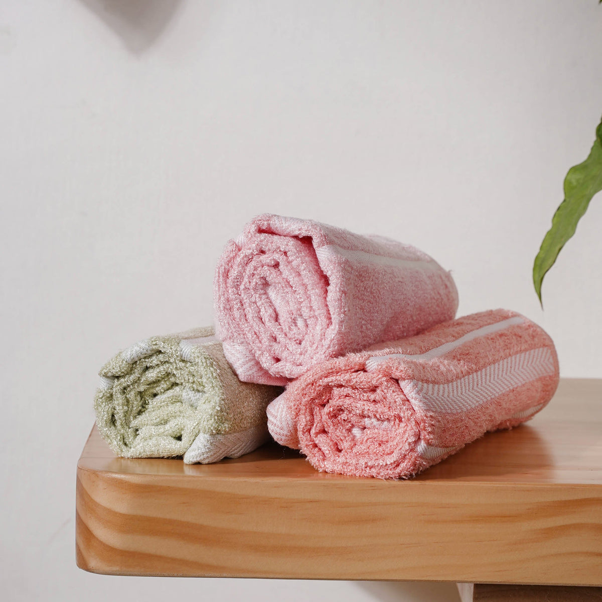 Plushy Bamboo Super Soft Hand Towel Set of 3 Nestasia