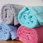 Plushy Soft 100% Cotton Hand Towel Set of 4 Nestasia
